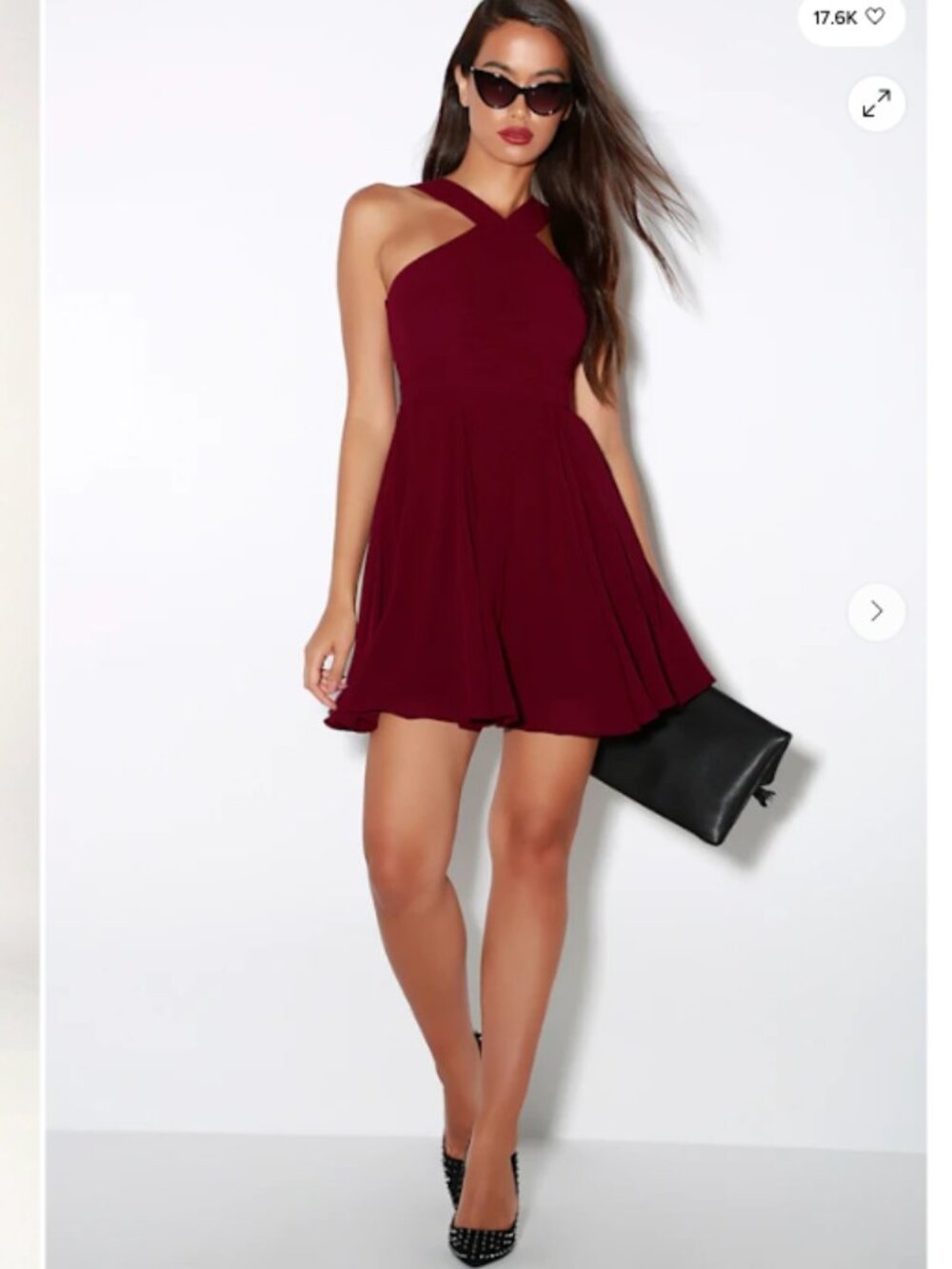 LULUS Sexy Wedding Formal Event Classy Holidays Prom Flirty Mini Dress